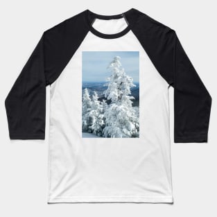 View From Mt. Killington Baseball T-Shirt